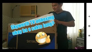 Skyworth Smart 40 Inch Full HD LED TV Unboxing [upl. by Rengia]