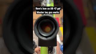 Heres how an AK47 gel blaster toy gun works gelblastertoygun gelblastertoyguns gelblaster [upl. by Grindle]