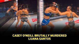 UFC 305 Highlights Casey O’Neill Cruises to Victory Over Luana Santos [upl. by Kimbra703]