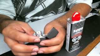 How to Refill Zippo Lighter With New Cotton [upl. by Arahahs]