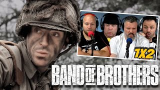 Band Of Brothers reaction episode 2 [upl. by Ycnaffit442]