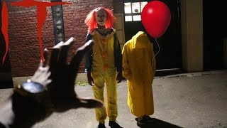 FOLLOWING GEORGIE AND PENNYWISE THEY CHASED ME OMG [upl. by Khalin]