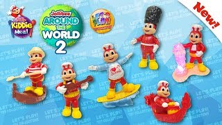 2018 Jollibee Around the World Part 2  Jolly Kiddie Meal Toys Complete set of 6 Toys [upl. by Enened282]