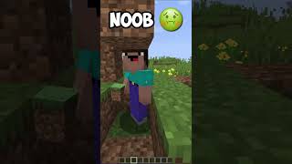 noob vs pro prisons in minecraft 😱 shorts [upl. by Wendelin910]