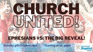 Church United 5 The Big Reveal Sunday 9th Oct 2022 [upl. by Schlessinger]