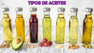 DISTINTOS TIPOS de ACEITESDIFFERENT TYPES of OILS aceites oils aceitedeoliva oliveoil colza [upl. by Slein]