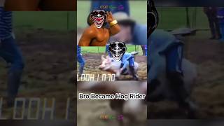 Hog Rider in Real Life  Clash of Clans clashofclans coc shorts [upl. by Doersten]