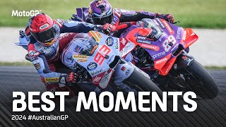 Best MotoGP™ Moments ⚔️  2024 AustralianGP [upl. by Einiar]