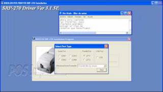 POS IMPORT SAC INSTALANDO BIXOLON SRP270 EN WINDOWS [upl. by Alice570]