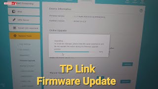 TPLink WIFI Router Firmware upgradeupdate  Archer C6  Step by Step detail [upl. by Navinod]