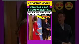 He Was Surprised With Princess Catherine Height 🔥🔥🤩royalsfamily [upl. by Hopfinger69]