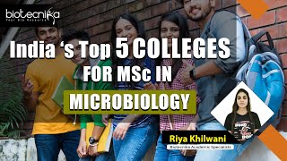 Top 5 Msc Microbiology Colleges In India [upl. by Howenstein671]