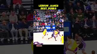 BEST DUNK LHIGHLIGHTS lebronjames nba highlights trending [upl. by Landahl]