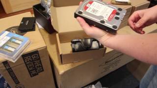 WD Red 4TB NAS Hard Disk Drive  5400 RPM WD40EFRX UnboxingFreeNAS [upl. by Vachill]