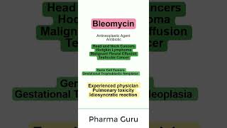 Bleomycin In a nutshell [upl. by Oringas]