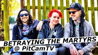 BETRAYING THE MARTYRS interview  Impericon Festival  wwwpitcamtv [upl. by Tillford501]