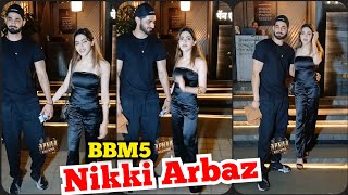 Arbaz Patel Hand In Hand Moments with Girlfriend Nikki Tamboli Seen Together After Dinne date [upl. by Eppilihp900]