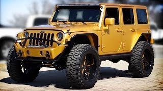 Custom Gold 2012 Jeep Wrangler  Video Tour  Unique Chrysler [upl. by Meryl]