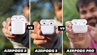 AirPods 2 vs AirPods 3 vs AirPods Pro  Best AirPods to Buy in 2022  Honest Long Term Review  2022 [upl. by Aralk]