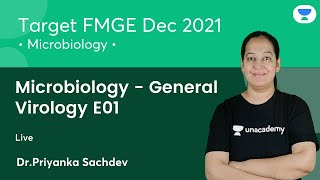 Microbiology  General Virology E01 FMGE Dec21  Lets crack NEET PG  DrPriyanka Sachdev [upl. by Nadine]