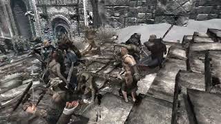 Skyrim Battles  Nord Army vs Orc Army 22 [upl. by Weiler]