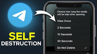 How To Send SelfDestructing Photo And Video On Telegram  Full Guide [upl. by Vere91]