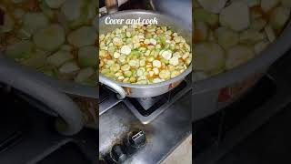 Punjabi Tinday  Praecitrullus fistulosus Squash  Vegetarian sabzi [upl. by Karlyn]