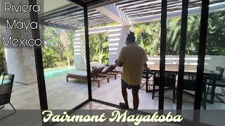 Fairmont Mayakoba Heritage Place  3 Bedroom Ground Floor Villa Walkthrough amp Review in Cancun area [upl. by Atikan]