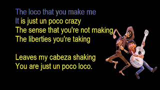 Poco Loco Videoke  Karaoke No Vocals with English and Spanish Lyrics [upl. by Aslam]