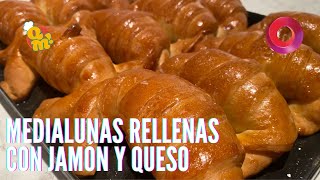 Medialunas rellenas con jamón y queso  QuéMañana [upl. by Hegyera]