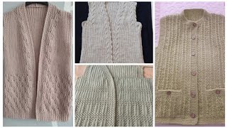 Vest Models 🎀 Different Beautiful Womens Vest Models for Dowry🎉vestexamples knitting [upl. by Hedberg387]