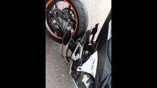 2013 Z800 Exhaust Sound with custom db killer V2 [upl. by Akenahs250]