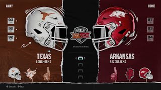 No 3 Texas Longhorns at Arkansas Razorbacks [upl. by Nylazor]