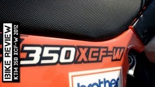 KTM 350 XCFW 2012 review [upl. by Ahsiryt]