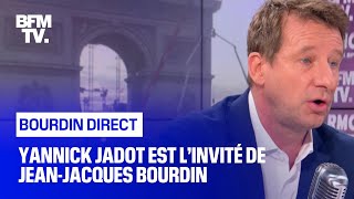 Yannick Jadot face à JeanJacques Bourdin en direct [upl. by Harned]