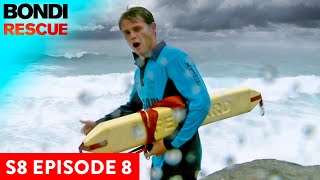 Desperate Search For Missing Surfer In Storm  Bondi Rescue  Season 8 Episode 8 OFFICIAL UPLOAD [upl. by Dorian]