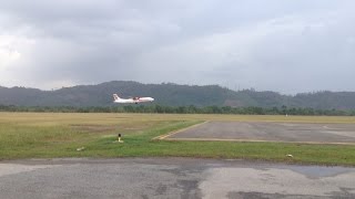 ATR 72600 Malindo Air Engine Start Taxi amp Takeoff at Kerteh Airport [upl. by Suiraj783]