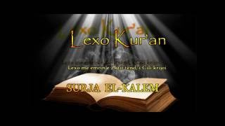 SURJA EL KALEM  Lexo Kuran Shqip [upl. by Lhadnek55]