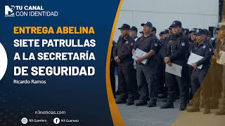 Entrega Abelina siete patrullas a la Secretaría de Seguridad [upl. by Doner]