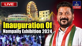 🔴LIVE Nampally Numaish Exhibition Opening  CM Revanth Reddy  Numaish 2024  IND Today [upl. by Vandyke377]