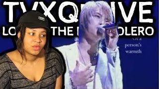 REACTION TO TVXQ LIVE  LOVE IN THE ICE amp BOLERO [upl. by Nomor]