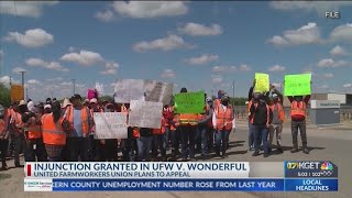 Court rules UFW wont represent Wonderful Nurseries workers for now [upl. by Florence]