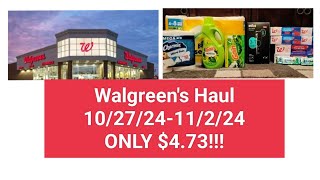 Walgreens Haul this week Retail value of 8914 for a net cost of 473 [upl. by Assehc]