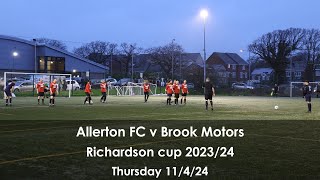 Match highlights Allerton FC v Brook Motors [upl. by Pillsbury]