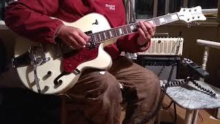 Yamato Guitar Workshop Gretsch White Falcon Style [upl. by Granese32]