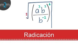 Radicación de fracciones │ ejercicio 1 [upl. by Asirrom]