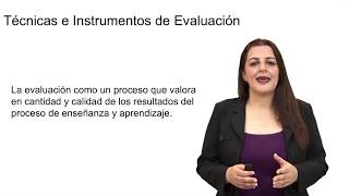 Técnicas e Instrumentos de Evaluación [upl. by Oribella]