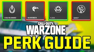 Best Warzone Perks to Use All 29 Perks Quickly Explained [upl. by Diskson]