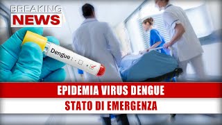 Epidemia Virus Dengue Stato Di Emergenza [upl. by Fritzsche]