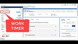 Mitel Ignite amp Salesforce  Work Timer [upl. by Lang]